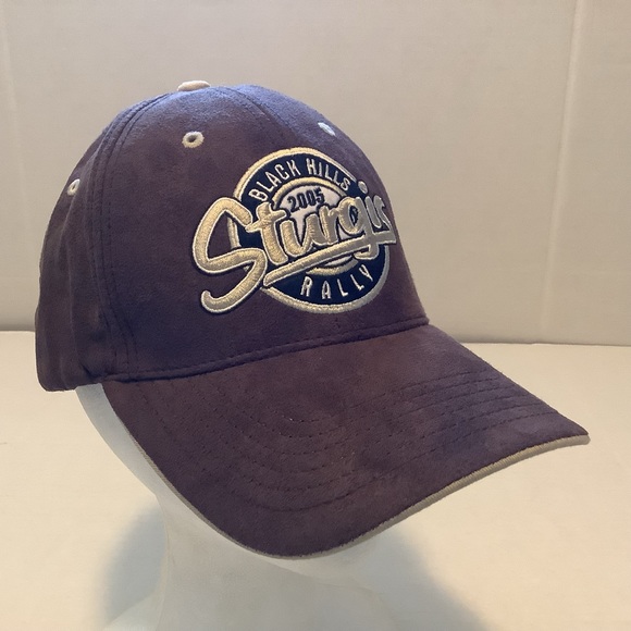 Sturgis 2005 Black Hills Rally Hat By Hi-Way Distributing Brown Suede Adjustable - Picture 15 of 16